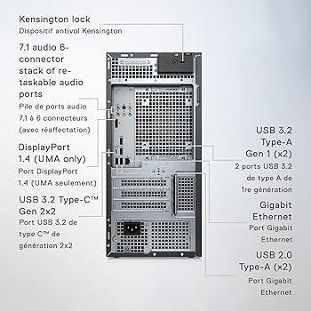 Dell XPS 8960 Desktop - Intel Core i7-14700 Processor, 32GB